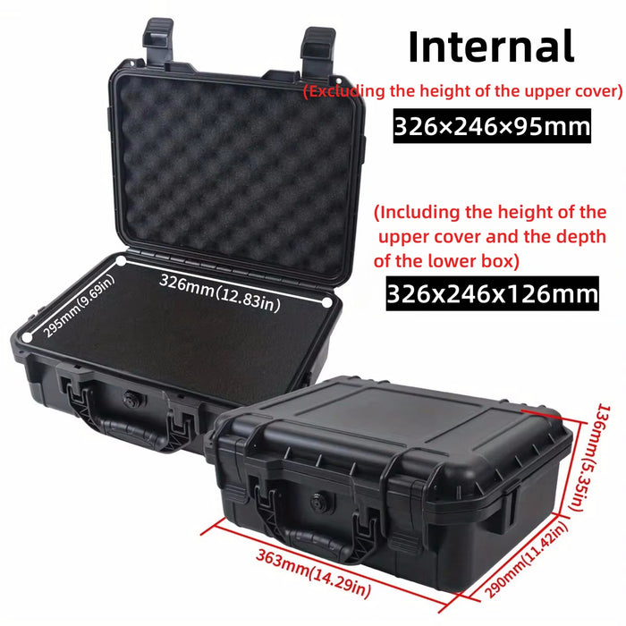Professional gear case combines water resistant protection with lightweight portability
