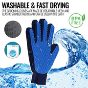 Professional Pet Grooming Gloves for Dogs and Cats