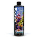 Bottle of Razor Marine systemic cleaner with coral reef imagery and black cap on white background