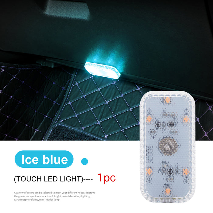 Rechargeable car light with 150mAh battery provides up to 2.5 hours of illumination
