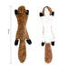 Safe dog toy with stuffing-free design ideal for supervised indoor play sessions
