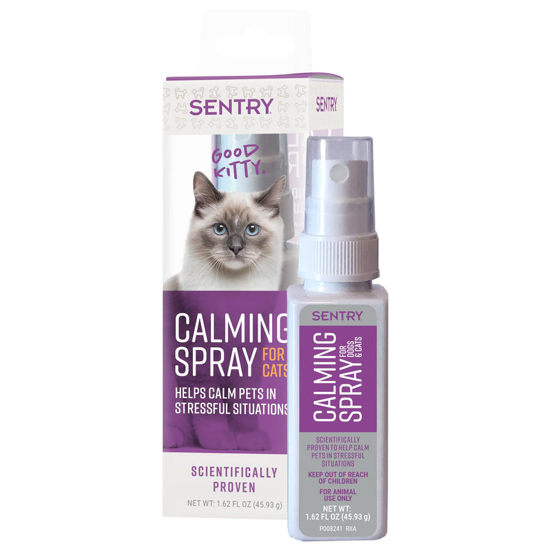 Sentry calming spray bottle and purple box set for dogs and cats 1.62 fl oz