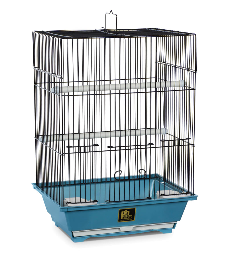 Small Slate Blue Bird Cage