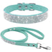 Sparkling Rhinestone Dog Collar and Leash Set