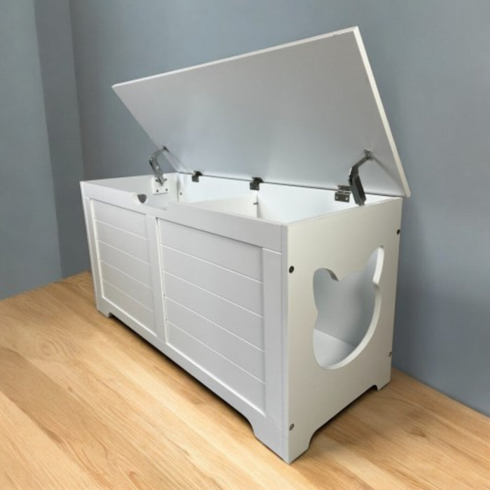 Top-Opening Cat Litter Box Enclosure Furniture