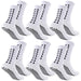 Unisex grip socks available in black, white, and mixed color options for versatile wear
