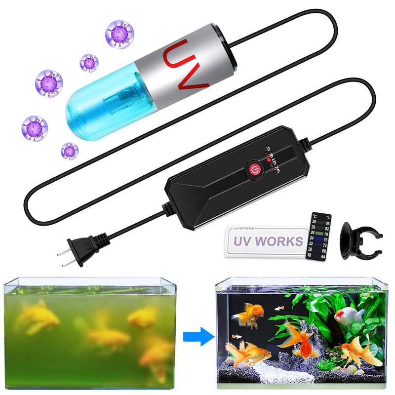 UV Aquarium Water Cleaner Light